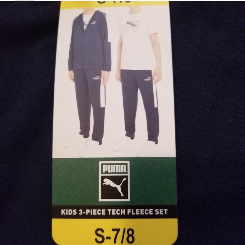 Puma fleece tech 3 piece set boys - Picture 3 of 6